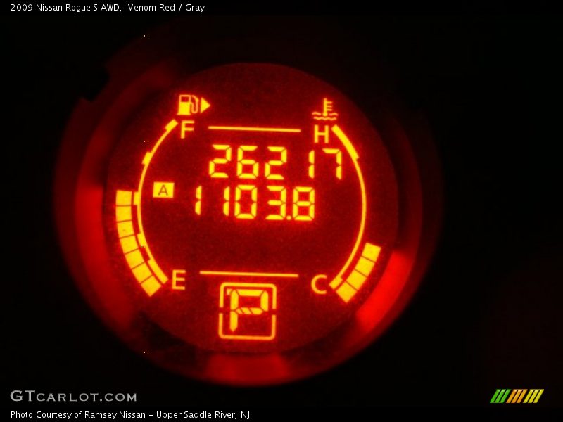 Venom Red / Gray 2009 Nissan Rogue S AWD