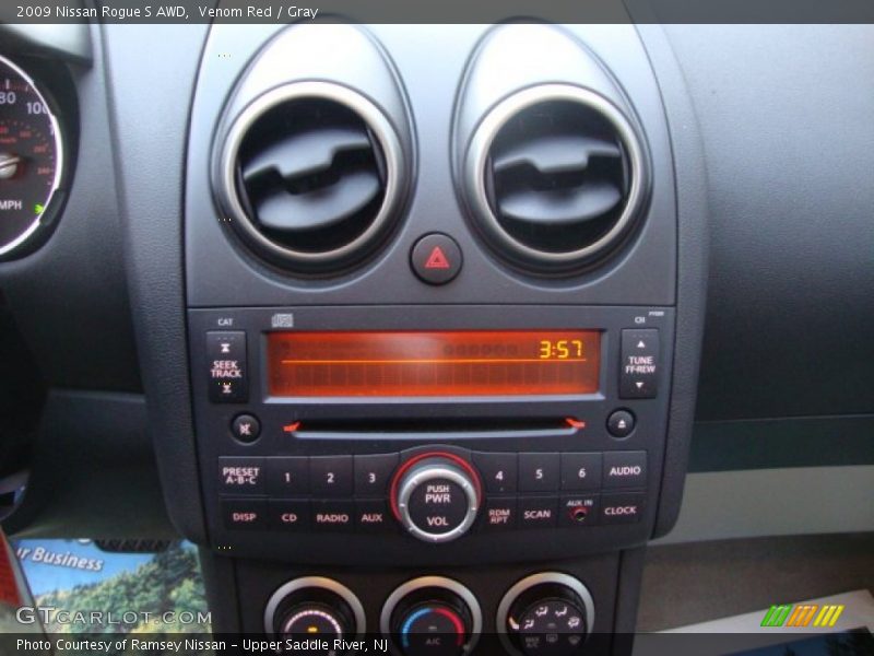 Venom Red / Gray 2009 Nissan Rogue S AWD
