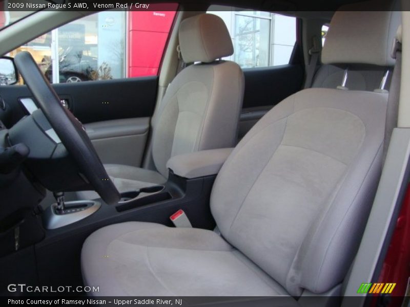 Venom Red / Gray 2009 Nissan Rogue S AWD