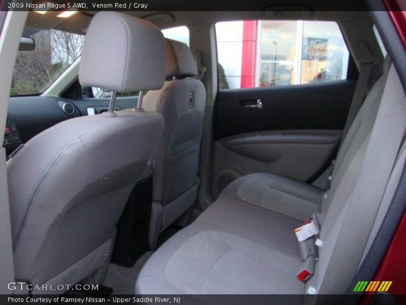 Venom Red / Gray 2009 Nissan Rogue S AWD