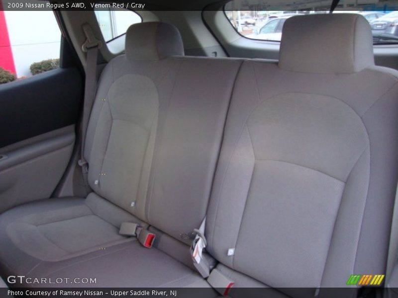Venom Red / Gray 2009 Nissan Rogue S AWD