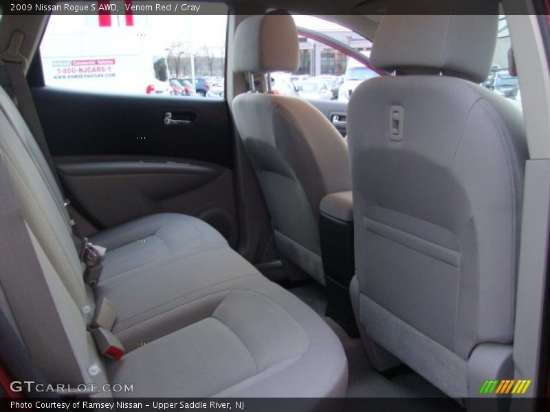 Venom Red / Gray 2009 Nissan Rogue S AWD
