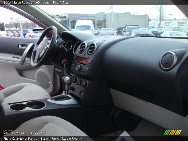 Venom Red / Gray 2009 Nissan Rogue S AWD