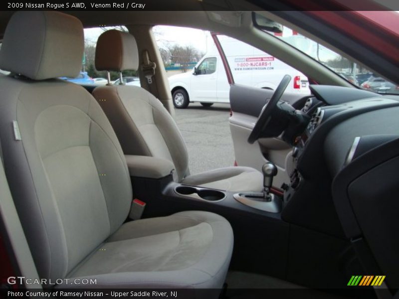 Venom Red / Gray 2009 Nissan Rogue S AWD