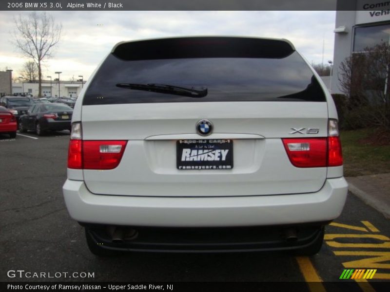 Alpine White / Black 2006 BMW X5 3.0i