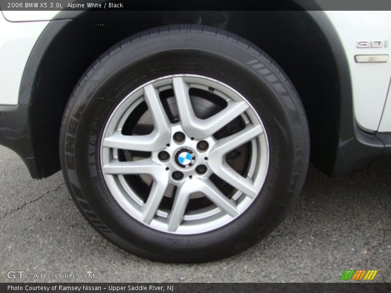 Alpine White / Black 2006 BMW X5 3.0i