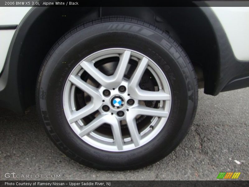 Alpine White / Black 2006 BMW X5 3.0i