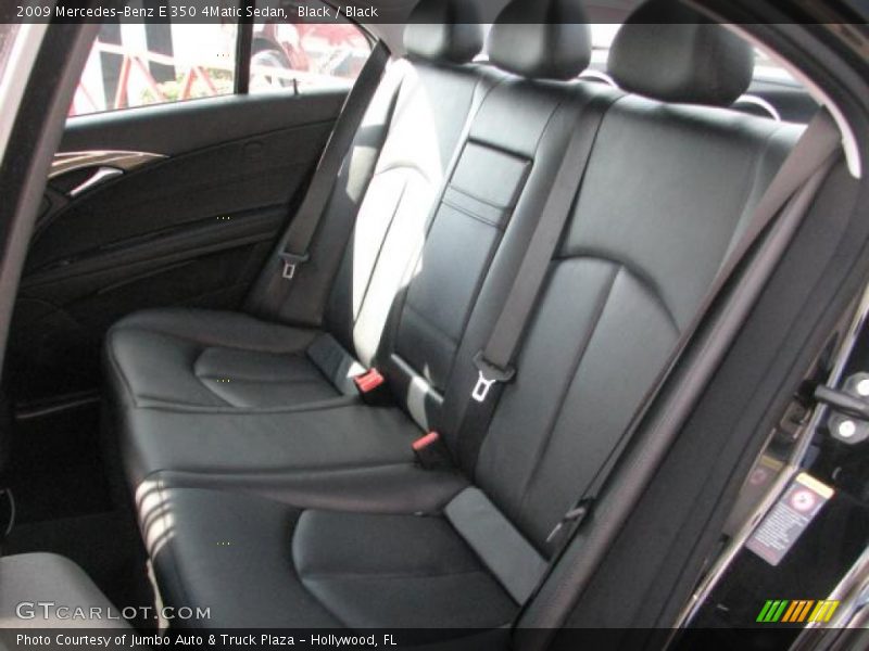 Black / Black 2009 Mercedes-Benz E 350 4Matic Sedan