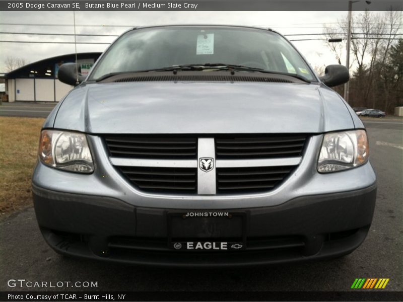 Butane Blue Pearl / Medium Slate Gray 2005 Dodge Caravan SE
