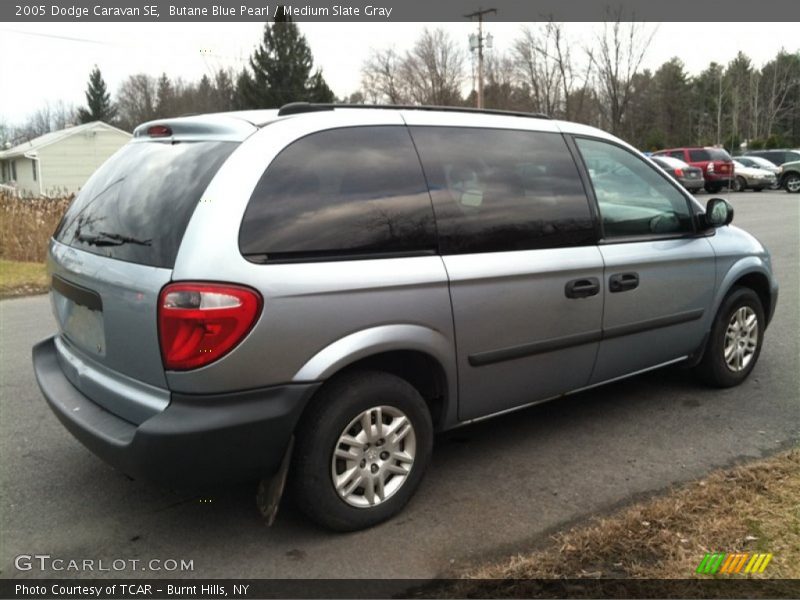 Butane Blue Pearl / Medium Slate Gray 2005 Dodge Caravan SE