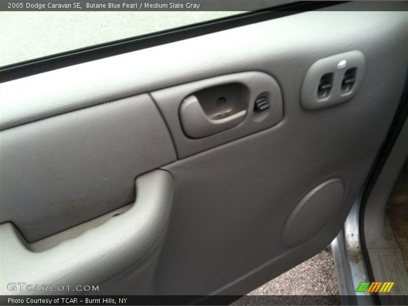 Butane Blue Pearl / Medium Slate Gray 2005 Dodge Caravan SE