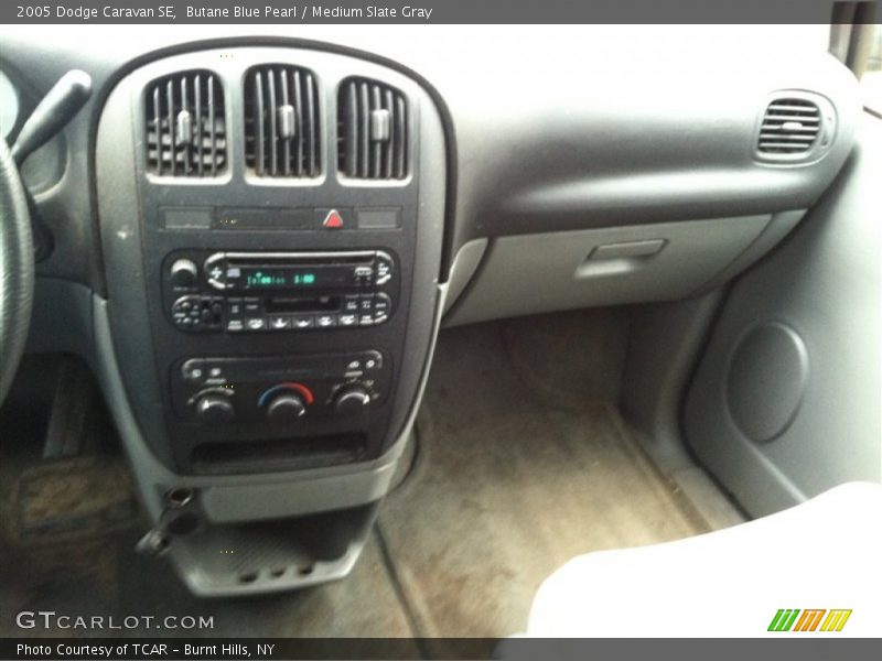 Butane Blue Pearl / Medium Slate Gray 2005 Dodge Caravan SE