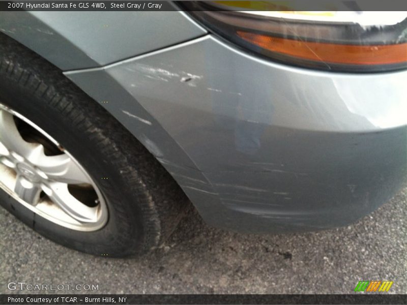 Steel Gray / Gray 2007 Hyundai Santa Fe GLS 4WD