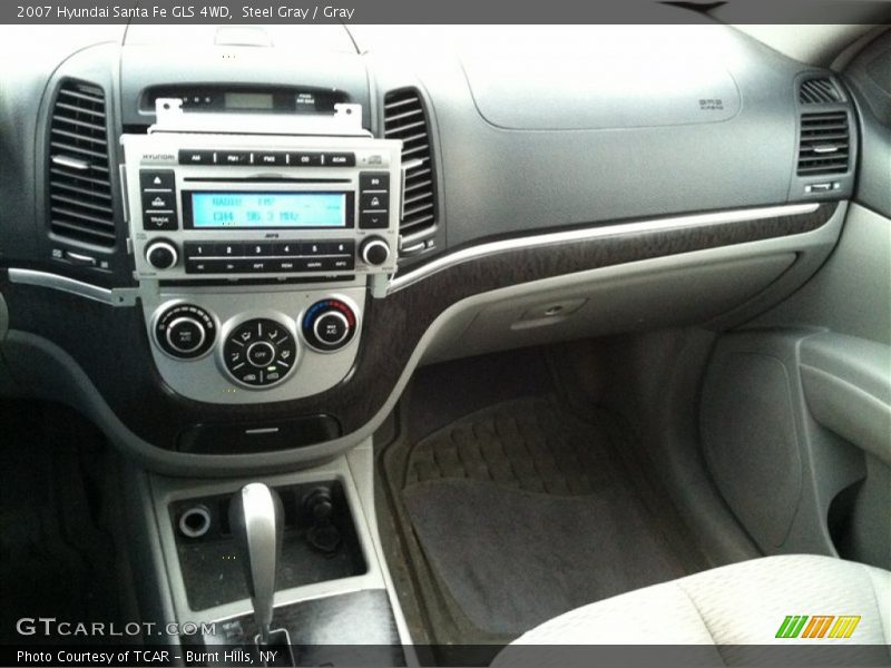 Steel Gray / Gray 2007 Hyundai Santa Fe GLS 4WD