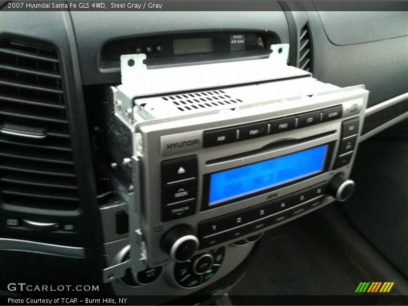 Steel Gray / Gray 2007 Hyundai Santa Fe GLS 4WD