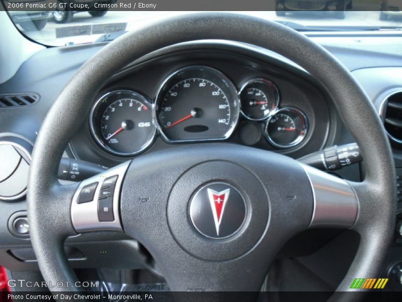 Crimson Red / Ebony 2006 Pontiac G6 GT Coupe