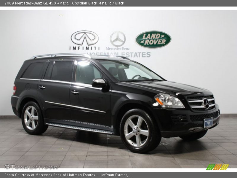 Obsidian Black Metallic / Black 2009 Mercedes-Benz GL 450 4Matic