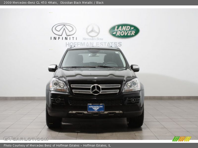 Obsidian Black Metallic / Black 2009 Mercedes-Benz GL 450 4Matic