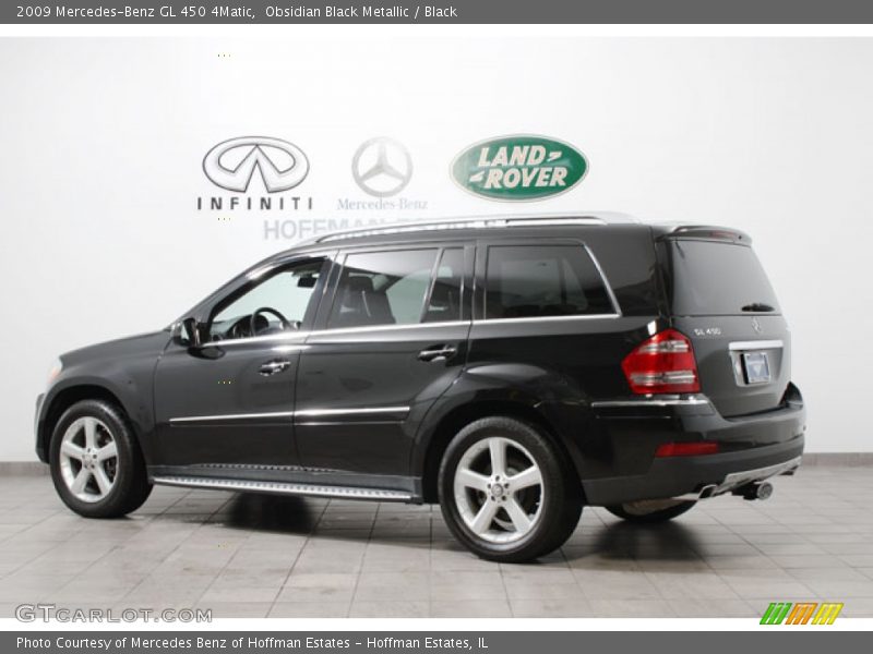 Obsidian Black Metallic / Black 2009 Mercedes-Benz GL 450 4Matic