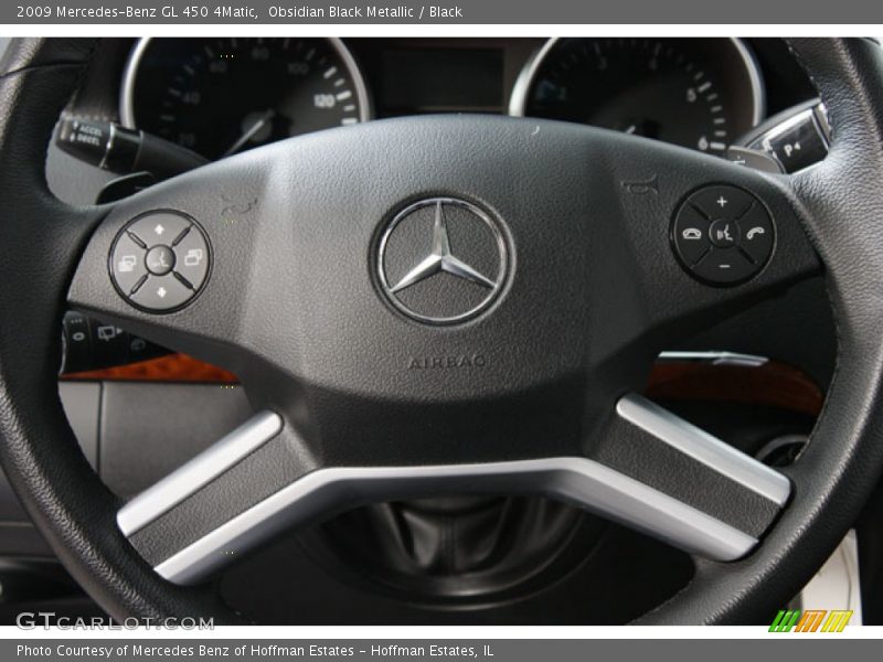 Obsidian Black Metallic / Black 2009 Mercedes-Benz GL 450 4Matic