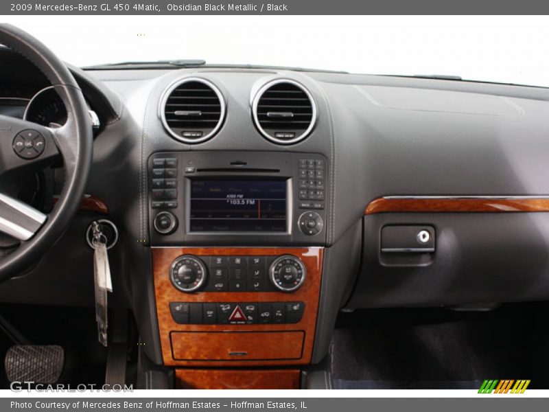 Obsidian Black Metallic / Black 2009 Mercedes-Benz GL 450 4Matic