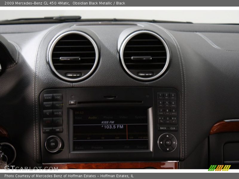 Obsidian Black Metallic / Black 2009 Mercedes-Benz GL 450 4Matic