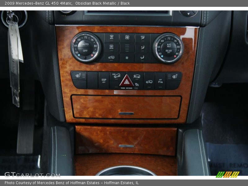 Obsidian Black Metallic / Black 2009 Mercedes-Benz GL 450 4Matic