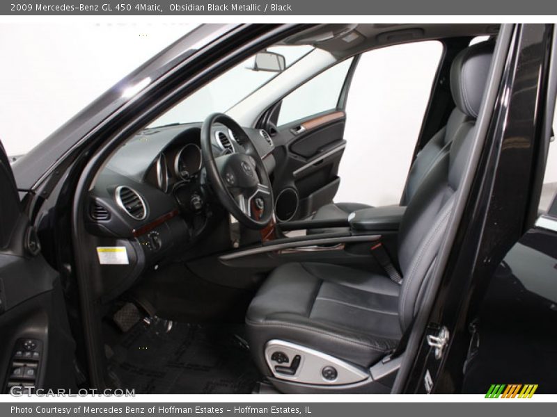 Obsidian Black Metallic / Black 2009 Mercedes-Benz GL 450 4Matic