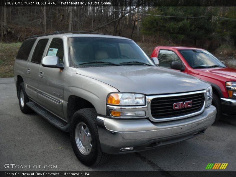 Pewter Metallic / Neutral/Shale 2002 GMC Yukon XL SLT 4x4