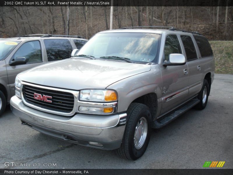 Pewter Metallic / Neutral/Shale 2002 GMC Yukon XL SLT 4x4