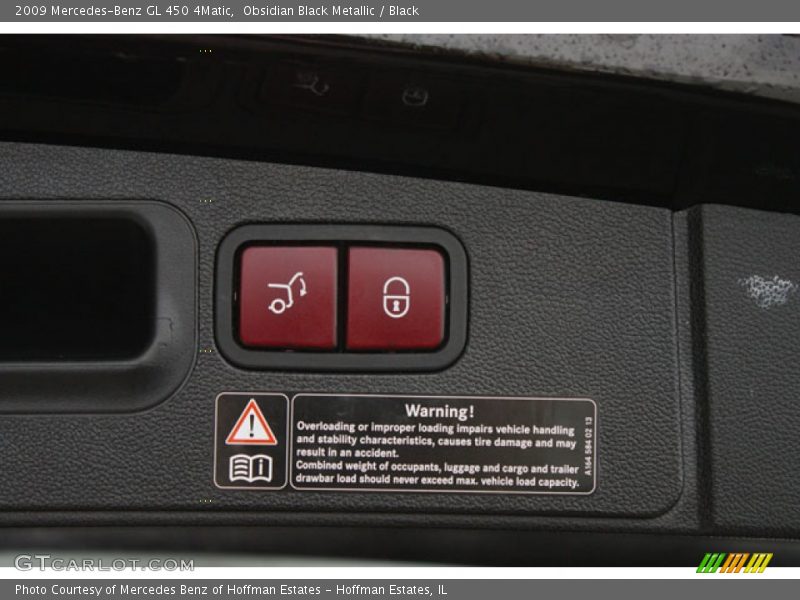Obsidian Black Metallic / Black 2009 Mercedes-Benz GL 450 4Matic