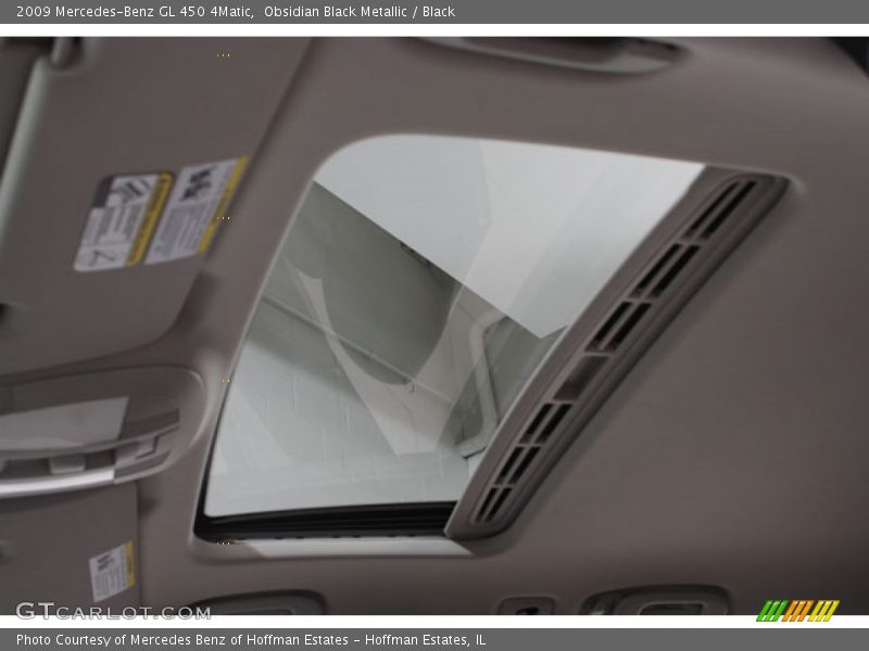Obsidian Black Metallic / Black 2009 Mercedes-Benz GL 450 4Matic