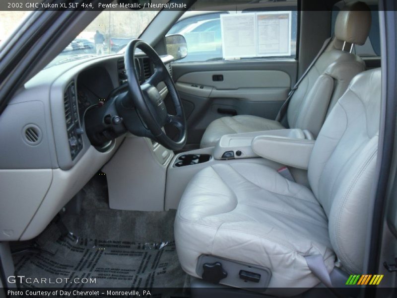 Pewter Metallic / Neutral/Shale 2002 GMC Yukon XL SLT 4x4