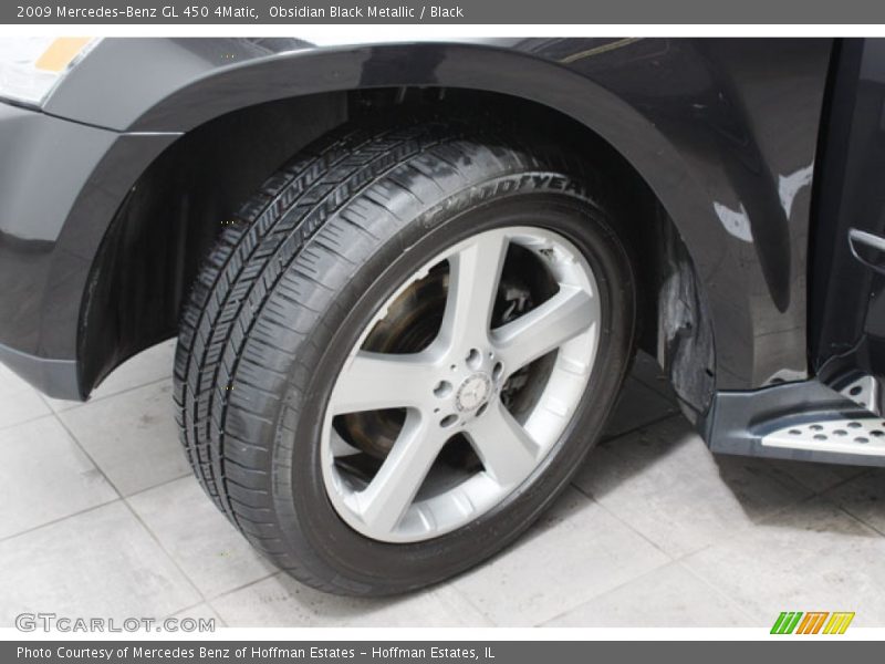Obsidian Black Metallic / Black 2009 Mercedes-Benz GL 450 4Matic