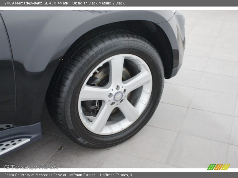 Obsidian Black Metallic / Black 2009 Mercedes-Benz GL 450 4Matic