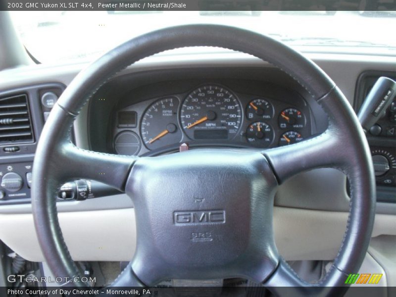 Pewter Metallic / Neutral/Shale 2002 GMC Yukon XL SLT 4x4