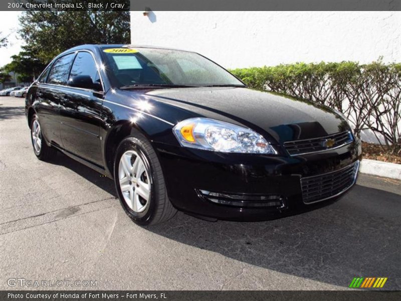 Black / Gray 2007 Chevrolet Impala LS