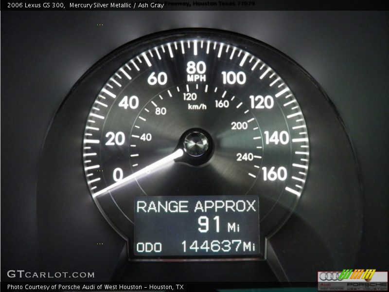 Mercury Silver Metallic / Ash Gray 2006 Lexus GS 300