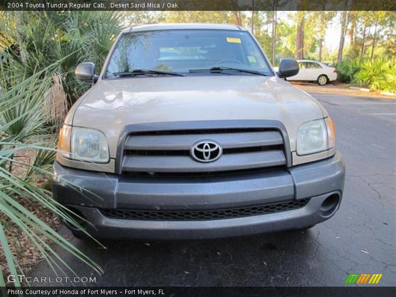 Desert Sand Mica / Oak 2004 Toyota Tundra Regular Cab