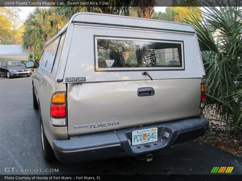 Desert Sand Mica / Oak 2004 Toyota Tundra Regular Cab