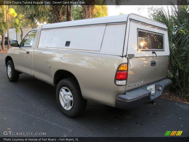 Desert Sand Mica / Oak 2004 Toyota Tundra Regular Cab