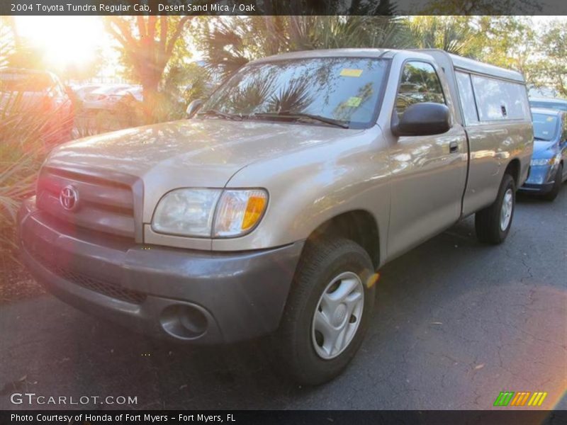 Desert Sand Mica / Oak 2004 Toyota Tundra Regular Cab