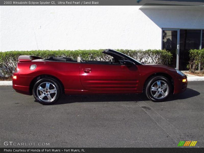 Ultra Red Pearl / Sand Blast 2003 Mitsubishi Eclipse Spyder GS