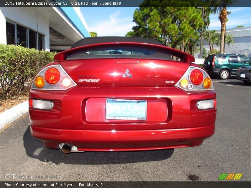 Ultra Red Pearl / Sand Blast 2003 Mitsubishi Eclipse Spyder GS