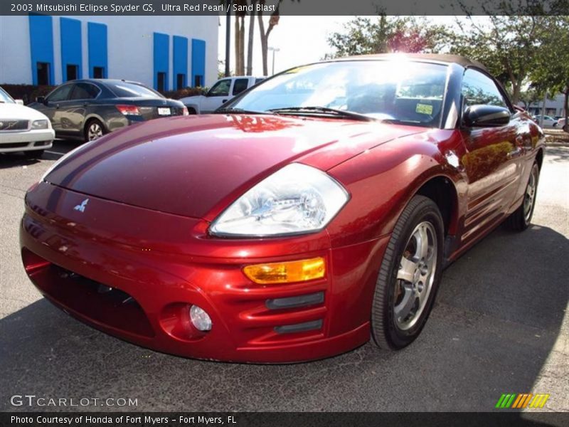Ultra Red Pearl / Sand Blast 2003 Mitsubishi Eclipse Spyder GS