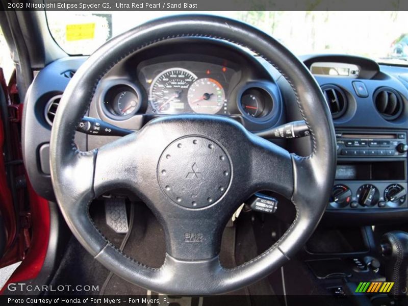Ultra Red Pearl / Sand Blast 2003 Mitsubishi Eclipse Spyder GS