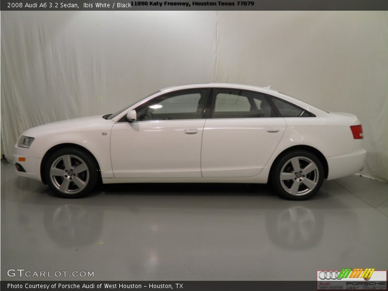 Ibis White / Black 2008 Audi A6 3.2 Sedan