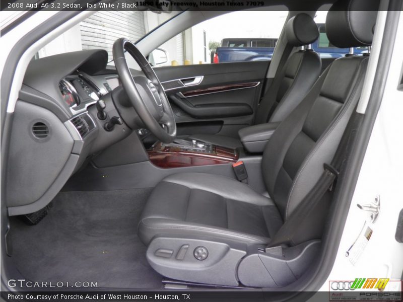 Ibis White / Black 2008 Audi A6 3.2 Sedan