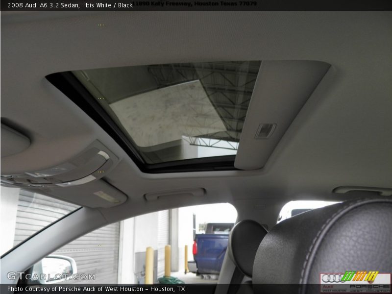 Ibis White / Black 2008 Audi A6 3.2 Sedan