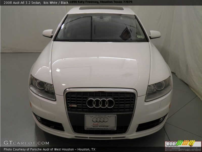 Ibis White / Black 2008 Audi A6 3.2 Sedan
